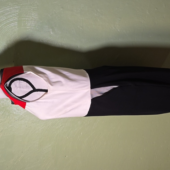 KATHERINE BARCLAY SZ 8 COLORBLOCK DRESS - Picture 8 of 9